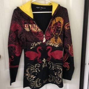 Crystal Rick Hoodie by Christian Audigier